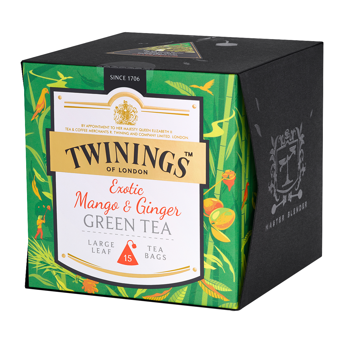  Exotic Mango & Ginger Green Tea - Platinum Thé