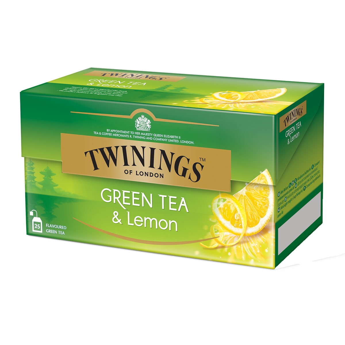 Twinings Thé vert & citron 25 x 1.6 g