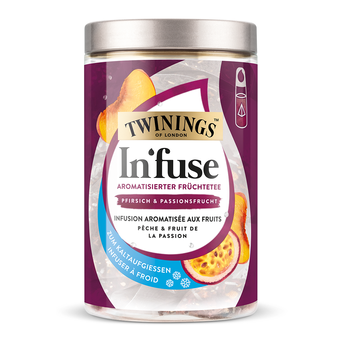 Twinings In'fuse Pfirsich und Passionsfrucht