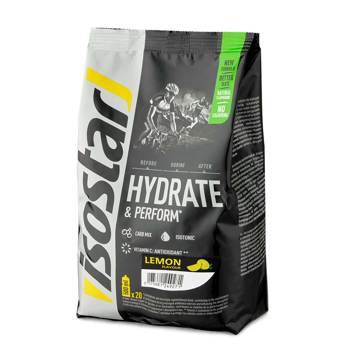  Isostar Hydrate & Perform Lemon - Sportgetränk Beutel à 800 g