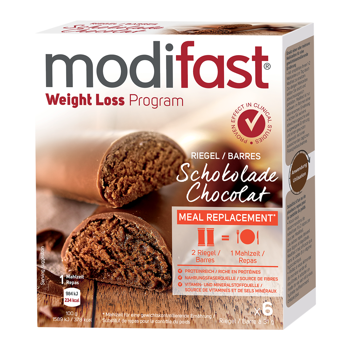  Modifast Barre Chocolat - barre protéinée