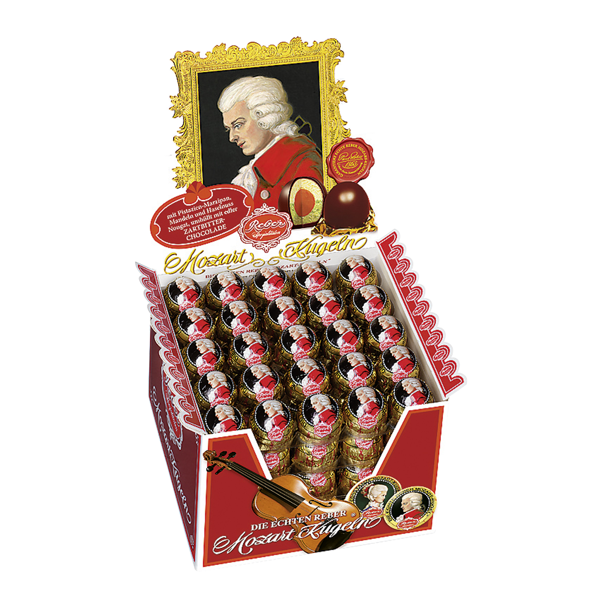  Boules Mozart Reber - snack chocolat