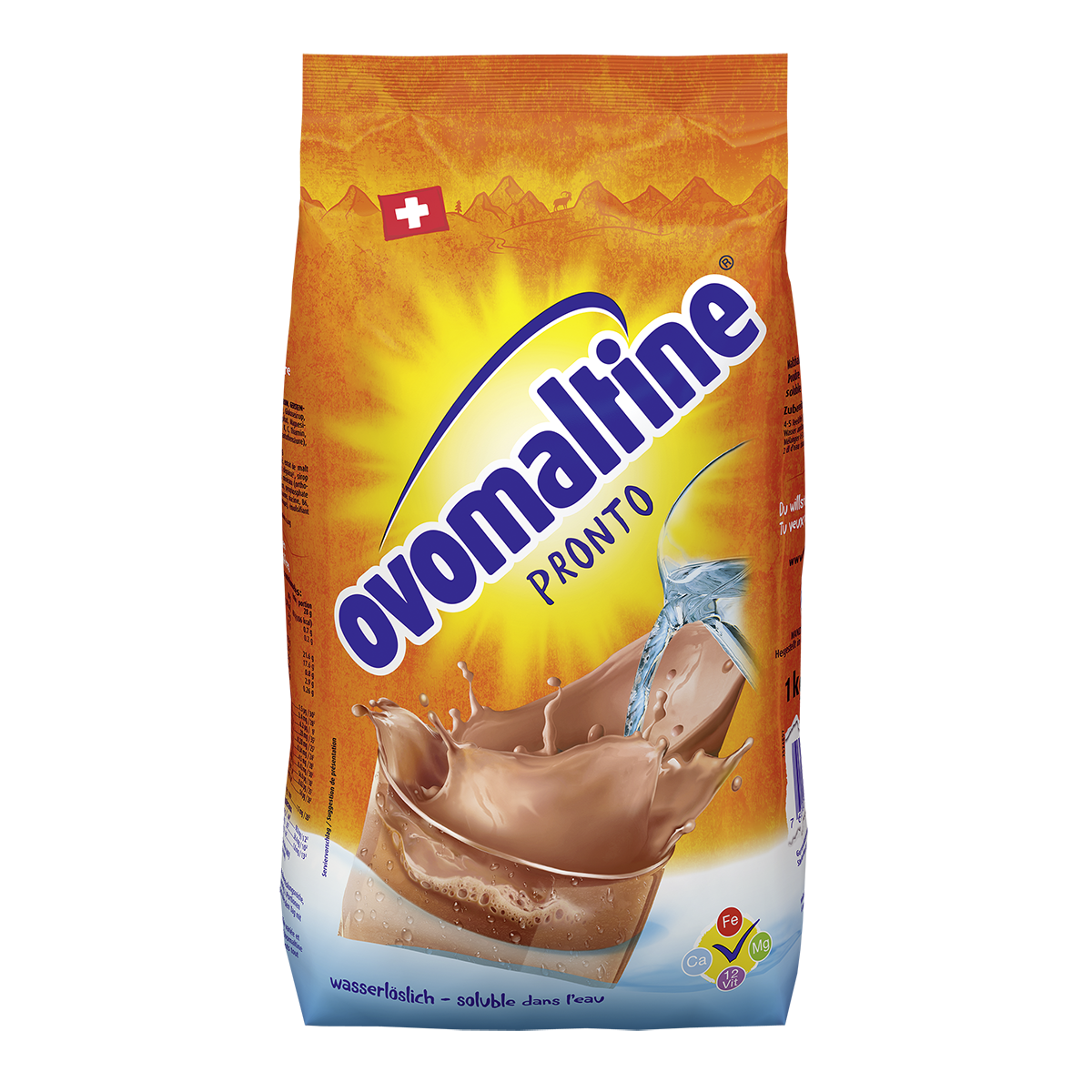  Ovomaltine Pronto - Ovo Kakaopulver für Wasser
