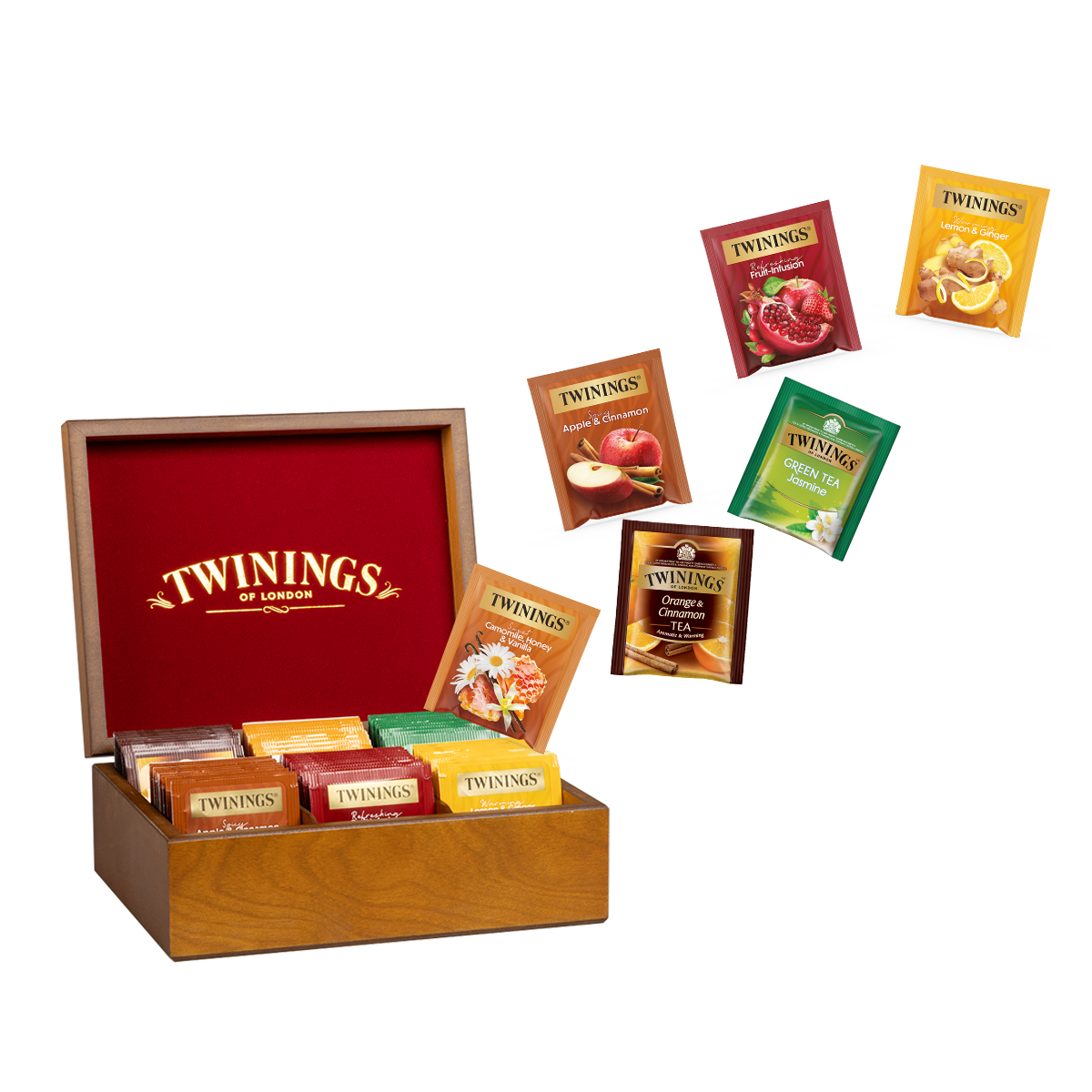 Twinings Holzbox Festive Season 12x(6 x 10 Btl)