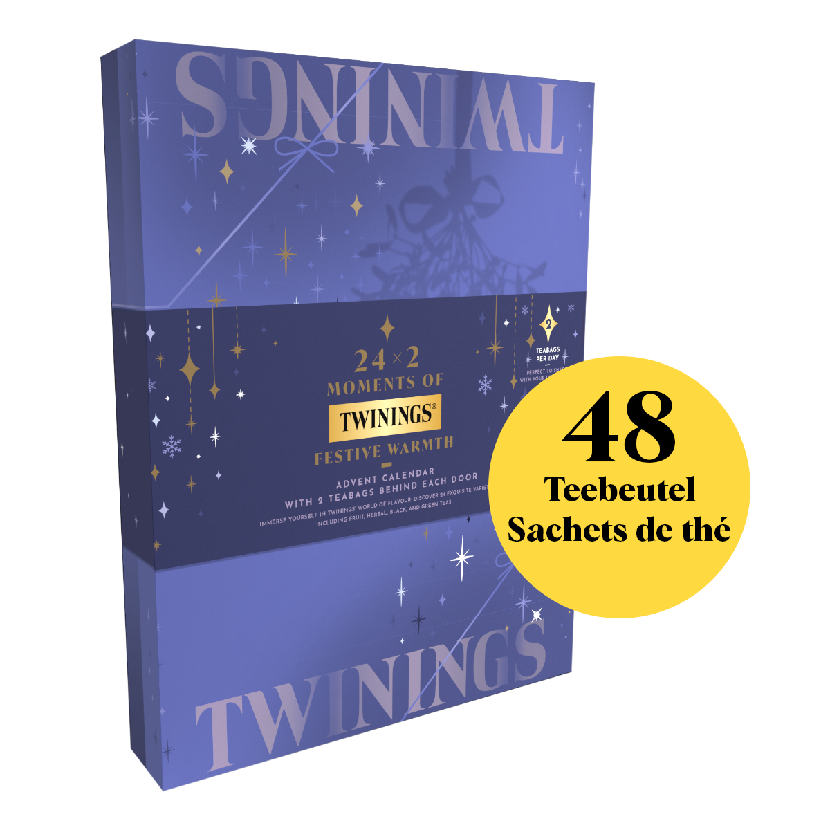 Twinings Adventskalender 48 Teebeutel