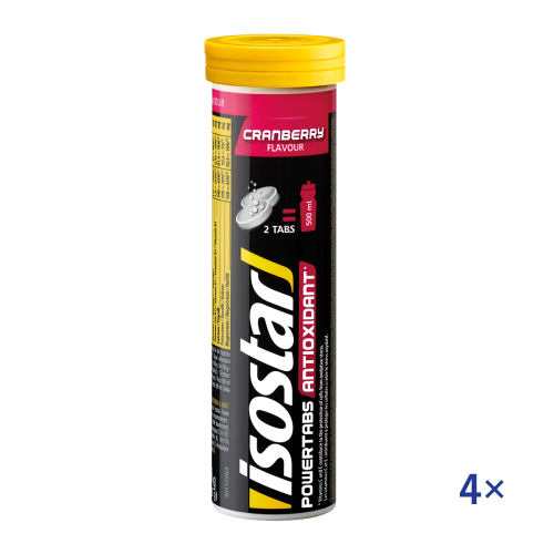 Isostar Powertabs Cranberry 4x