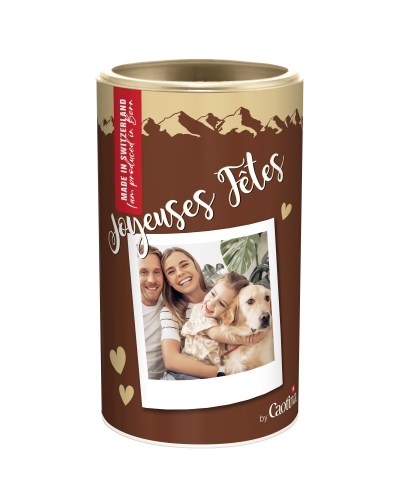 Boîte personnalisée Caotina - Joyeuses Fêtes (mit Bild)