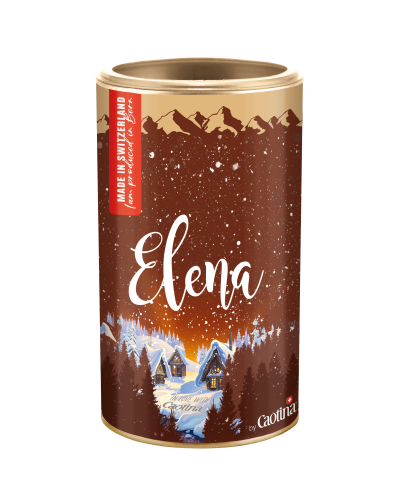 Personalisierte Caotina Dose - Winter Design