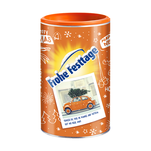 Personalisierte Ovo Dose - Frohe Festtage