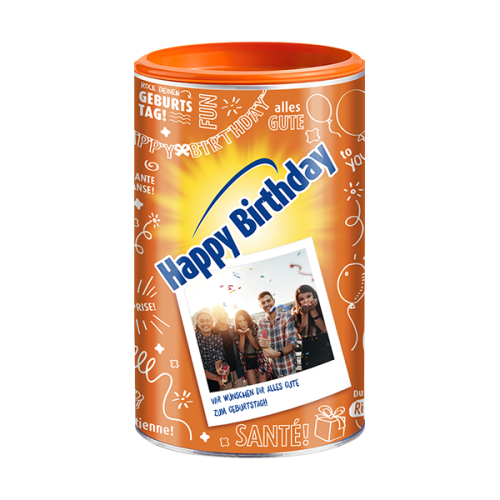 Personalisierte Ovo Dose - Happy Birthday