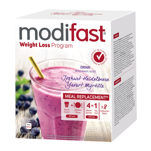 Modifast Drink Yogourt Myrtilles 8 sachets Modifast Drink Yaourt Myrtilles