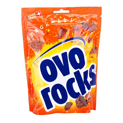 Luftige Ovomaltine, umhüllt von feinster Schweizer Milchschokolade Ovomaltine Rocks
