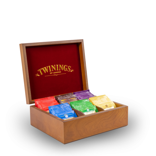 Twinings Coffret en bois «Thé Noir»