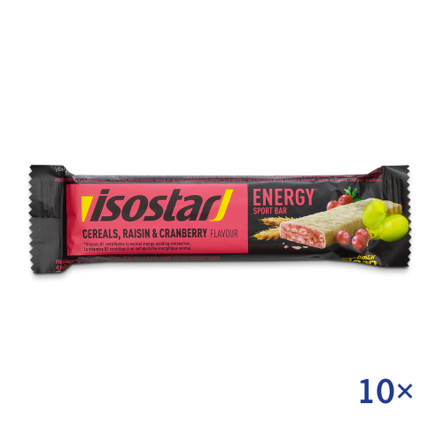 Isostar Bar Raisin & Cranberry 10x