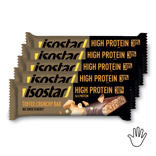 Isostar High Protein Toffee Crunchy Set 5x