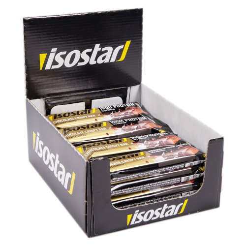 Isostar High Protein Chocolat Crispy Set 16x