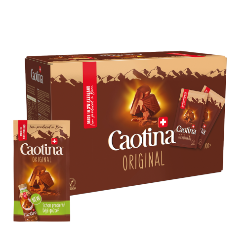 Caotina Original Cacao à boire au chocolat suisse Caotina Original 100 x 15 g