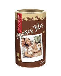 Boîte personnalisée Caotina - Joyeuses Fêtes (mit Bild)