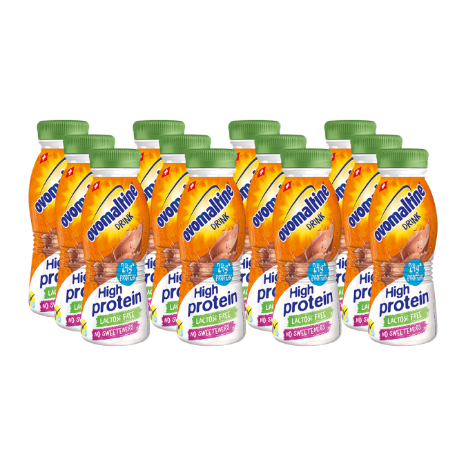 Ovomaltine High Protein Drink 12x330ml Protéine Drink
